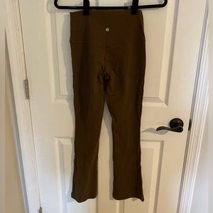Lululemon Align High Rise Mini Flared Pant - Size 6, 28” Inseam, Java